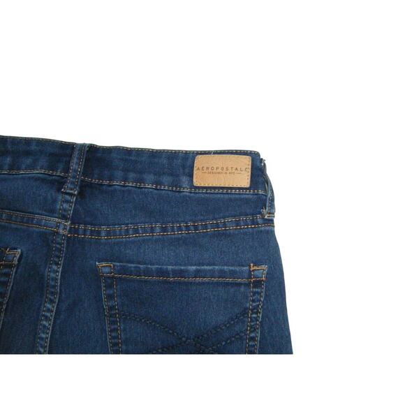Aeropostale Hight Waisted Jeggings Size 2 Regular Dark Wash Women's Jeans - Picture 7 of 7